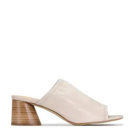 PETTI LEATHER HEEL SANDAL