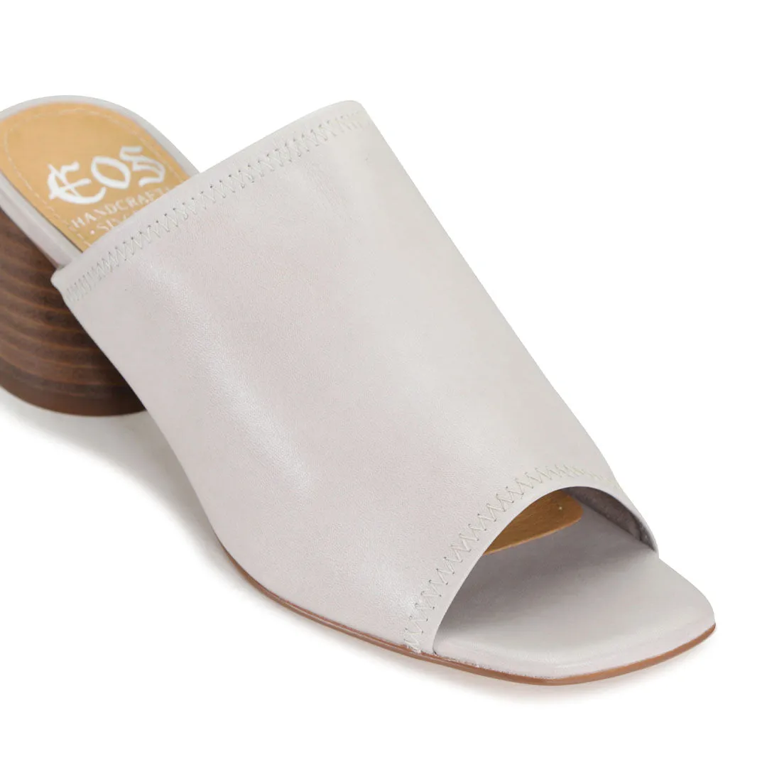 PETTI LEATHER HEEL SANDAL