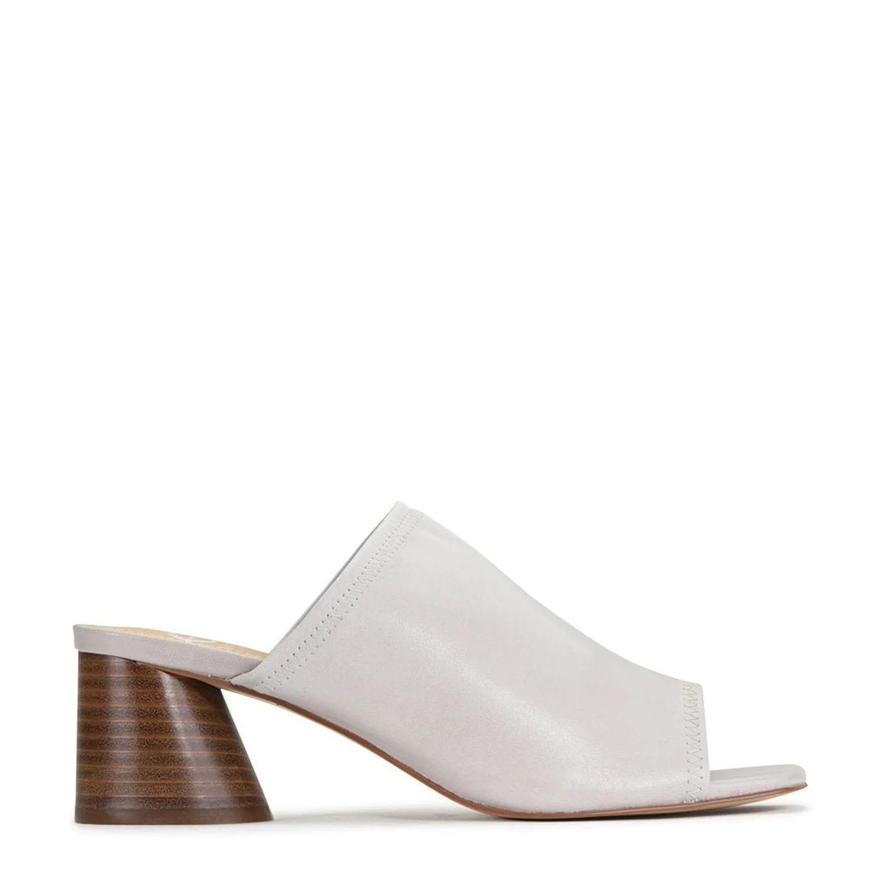 PETTI LEATHER HEEL SANDAL