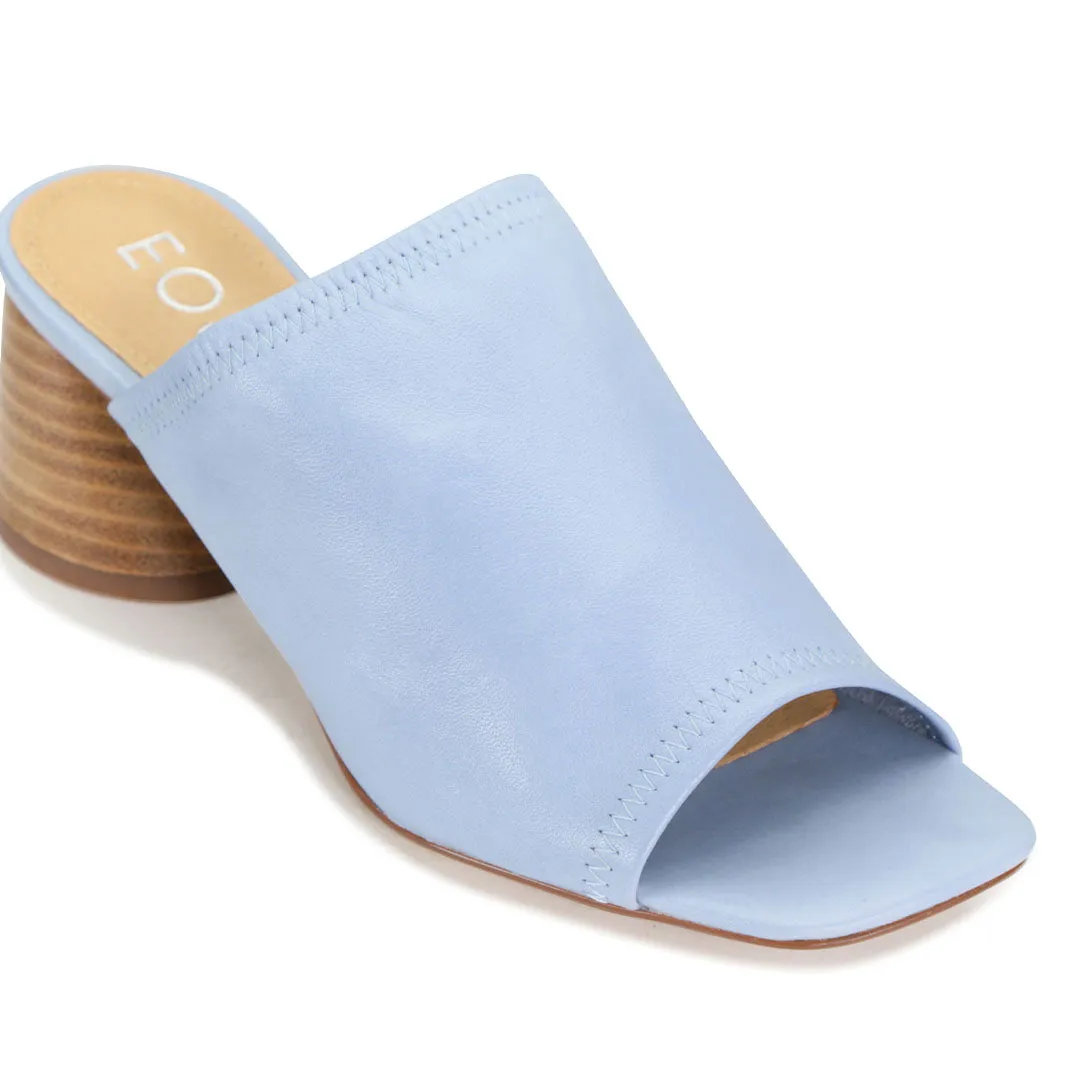 PETTI LEATHER HEEL SANDAL