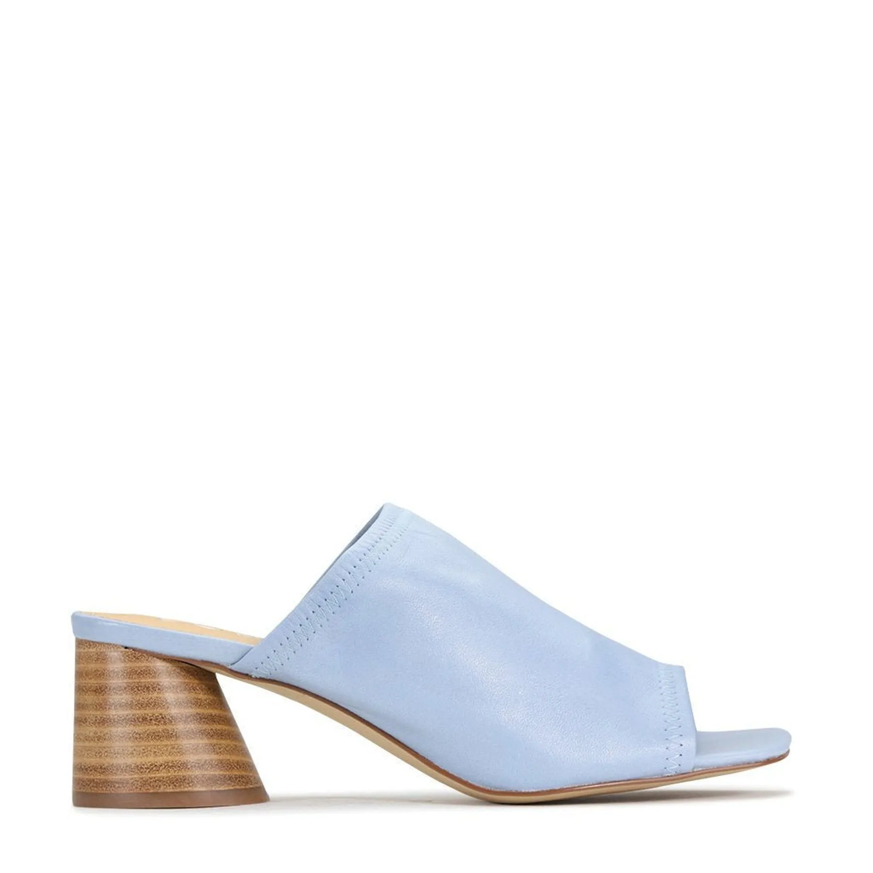 PETTI LEATHER HEEL SANDAL