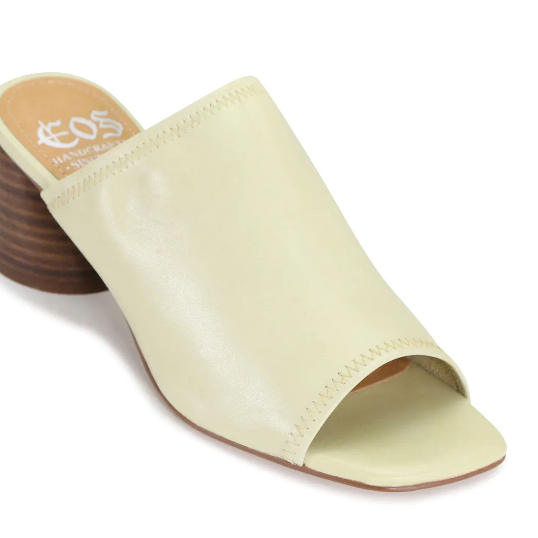 PETTI LEATHER HEEL SANDAL