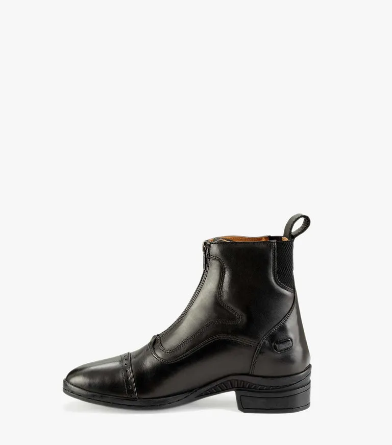 Premier Equine Loxley Ladies Leather Paddock / Riding Jodhpur Boots - Black