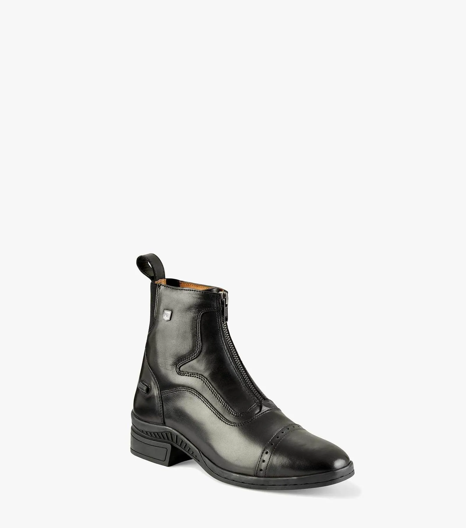 Premier Equine Loxley Ladies Leather Paddock / Riding Jodhpur Boots - Black