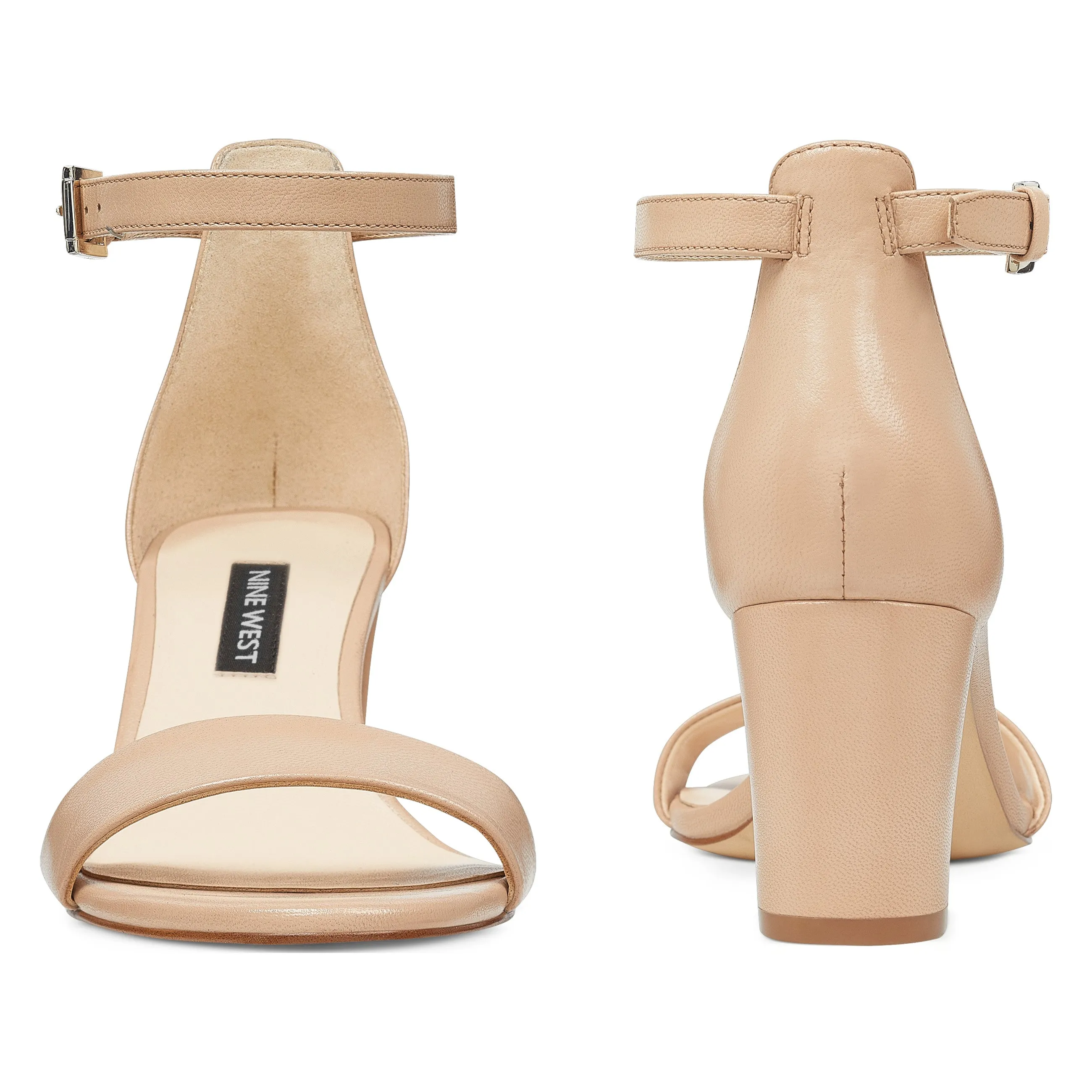 Pruce Ankle Strap Block Heel Sandals