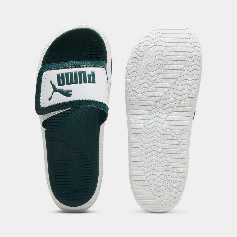 Puma Mens Softridepro Slide 24 V Slide White/Gree _ 182159 _ White