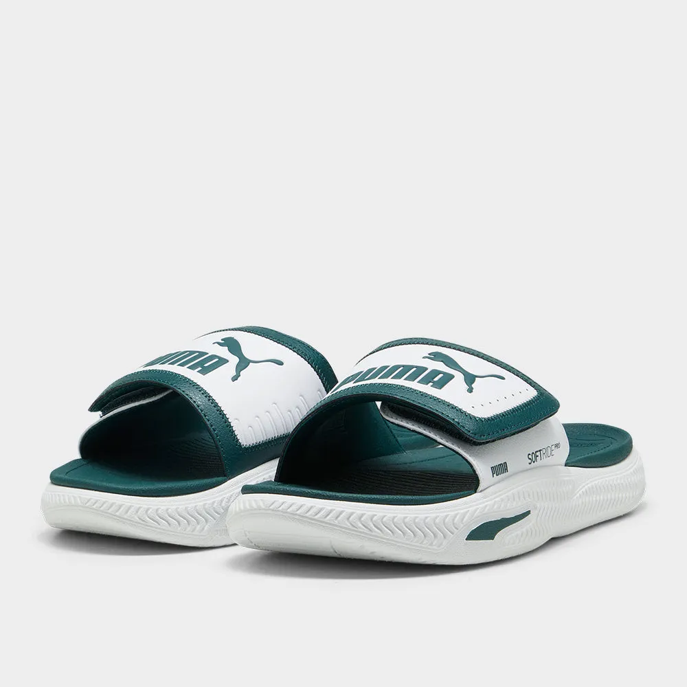 Puma Mens Softridepro Slide 24 V Slide White/Gree _ 182159 _ White