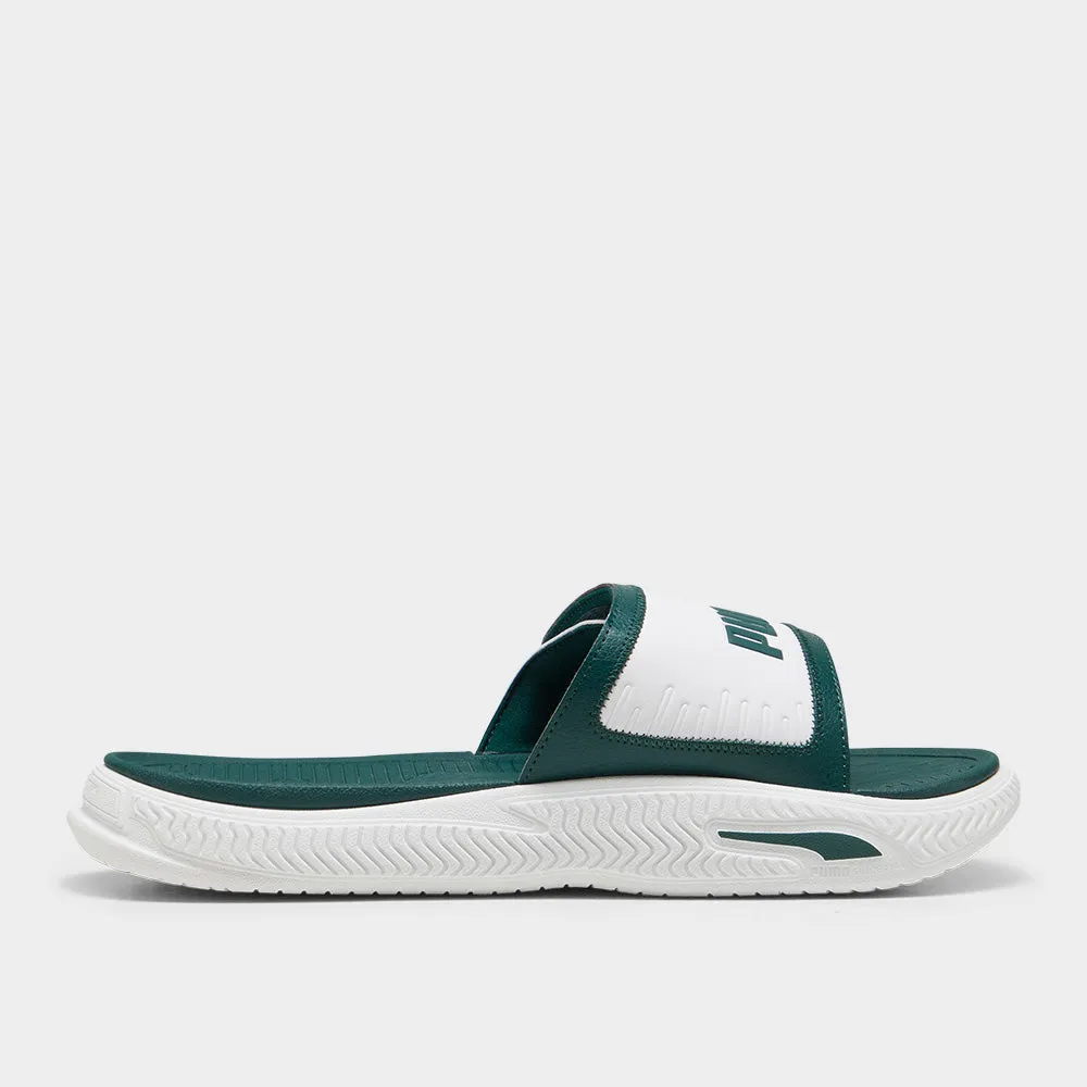 Puma Mens Softridepro Slide 24 V Slide White/Gree _ 182159 _ White