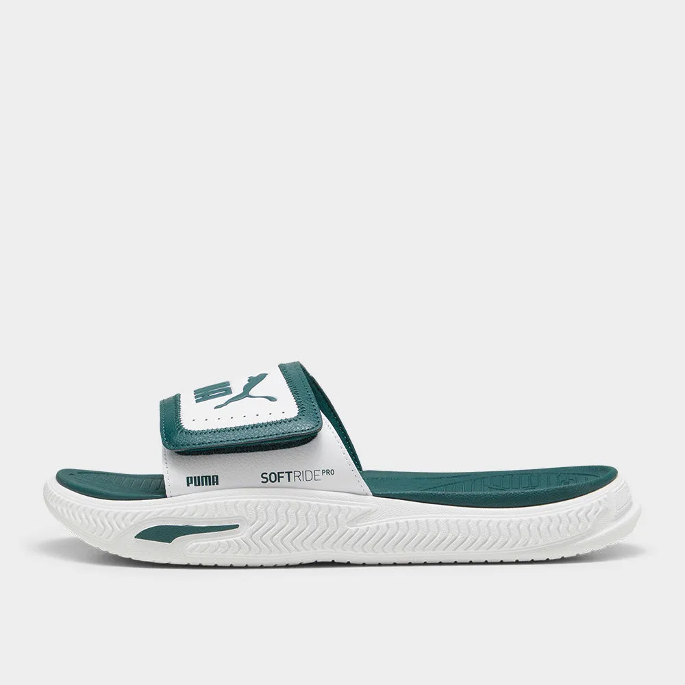 Puma Mens Softridepro Slide 24 V Slide White/Gree _ 182159 _ White