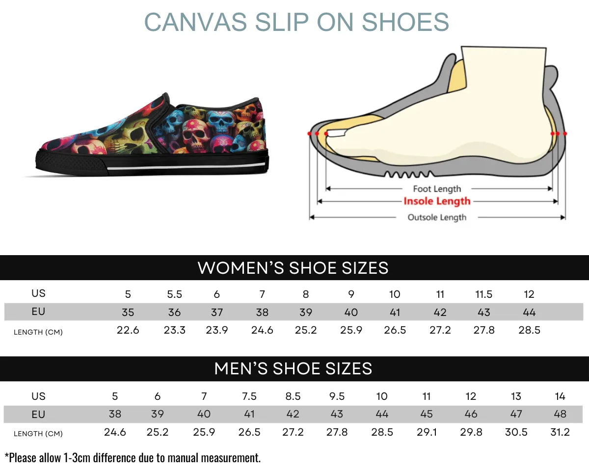 Skull Fusion Slip-Ons