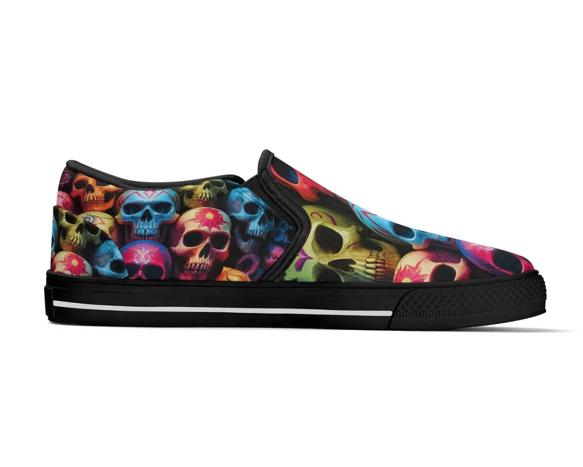 Skull Fusion Slip-Ons