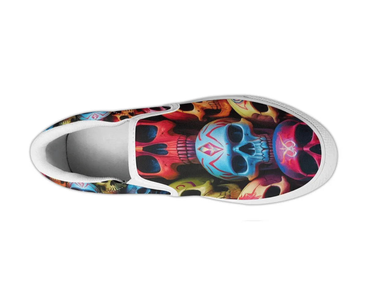 Skull Fusion Slip-Ons
