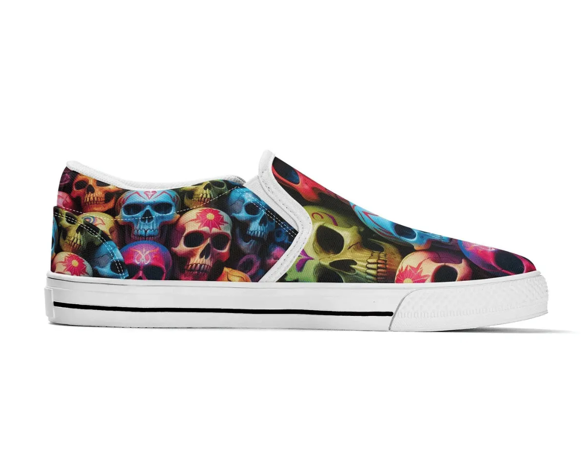 Skull Fusion Slip-Ons