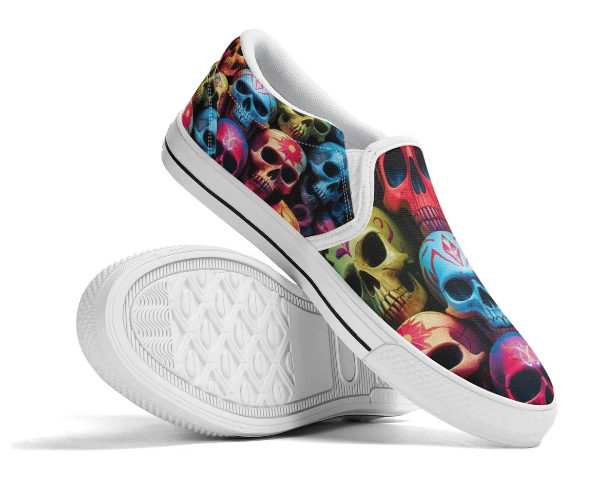 Skull Fusion Slip-Ons