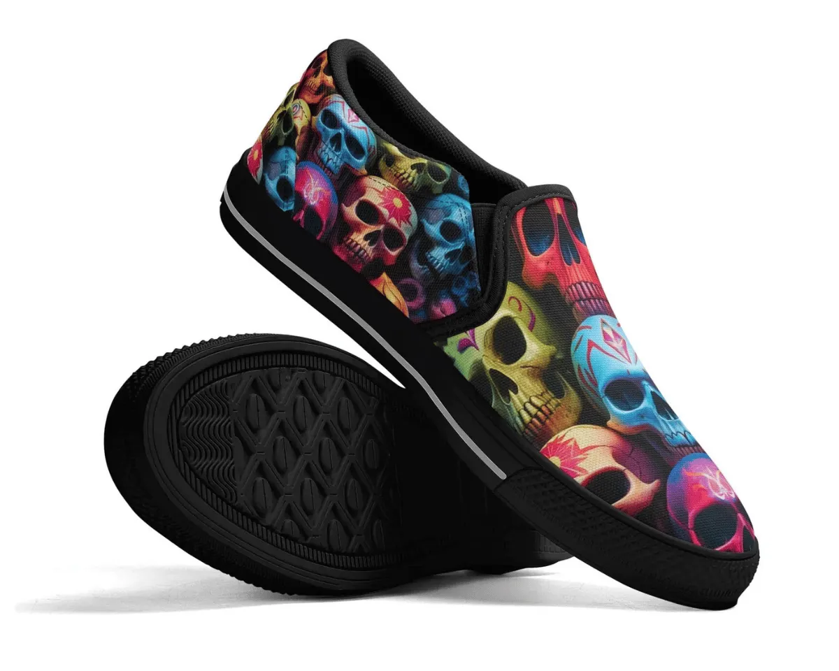 Skull Fusion Slip-Ons