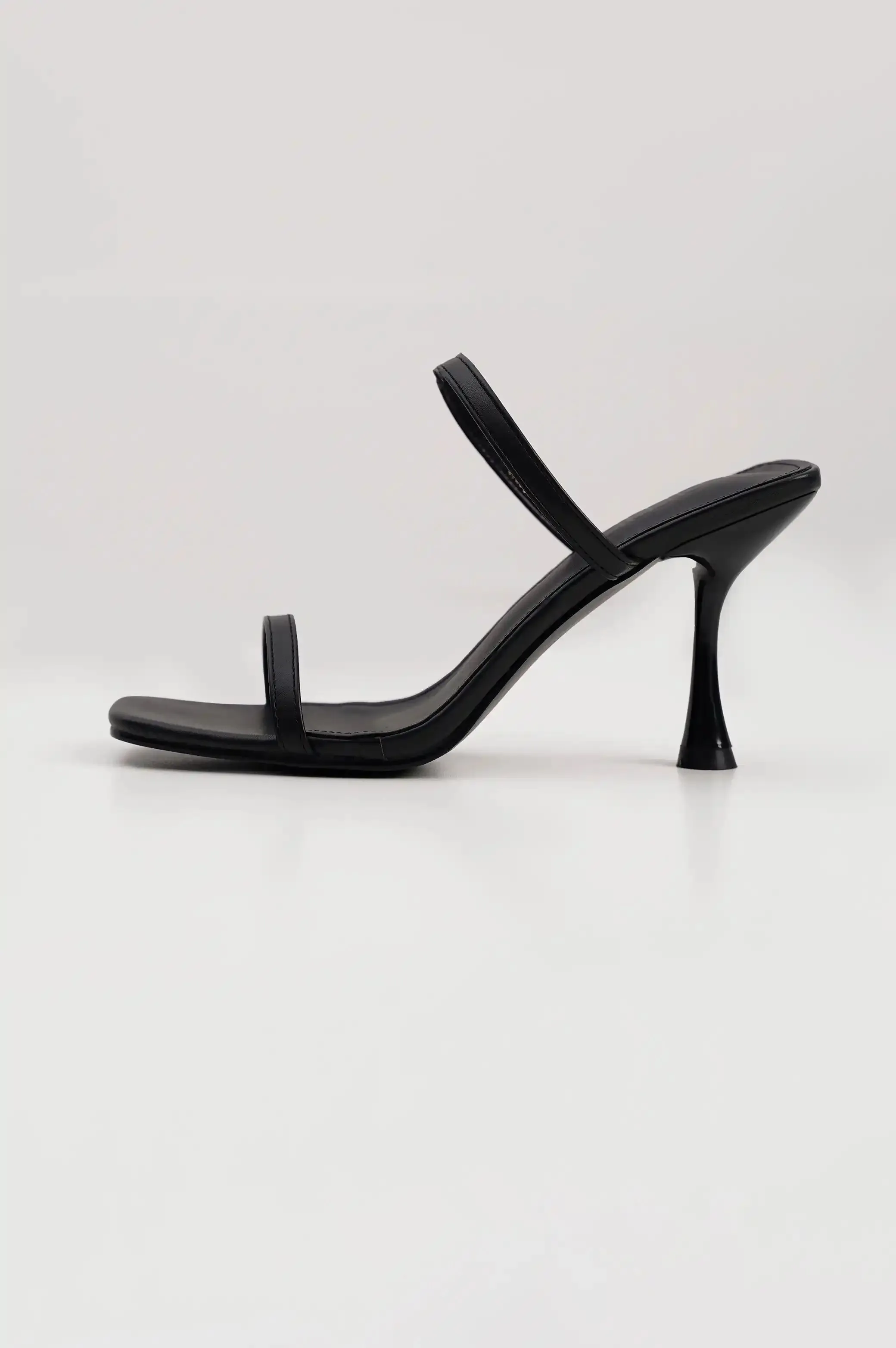STRAPPY HEELED SLIDES