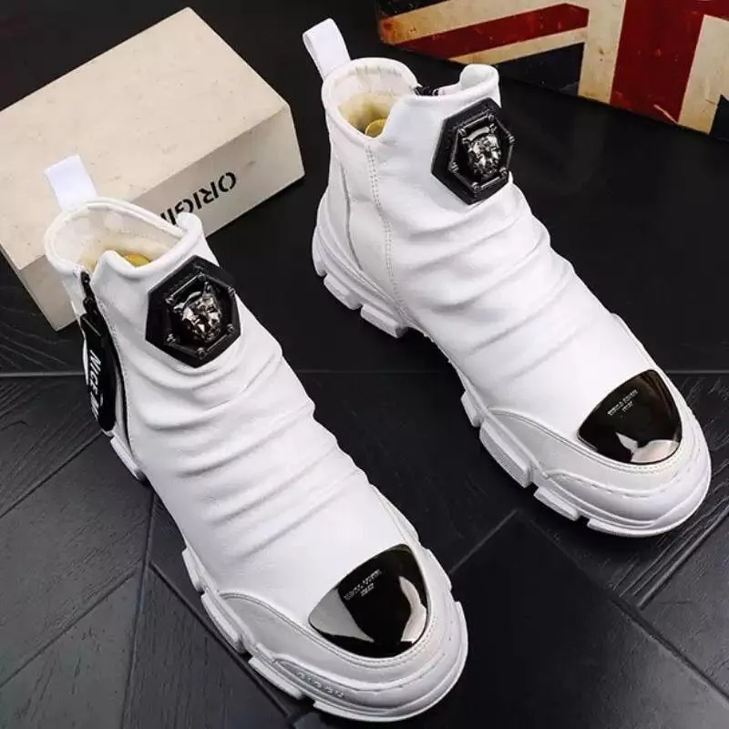 Unisex Vulcanized High Top Sneakers