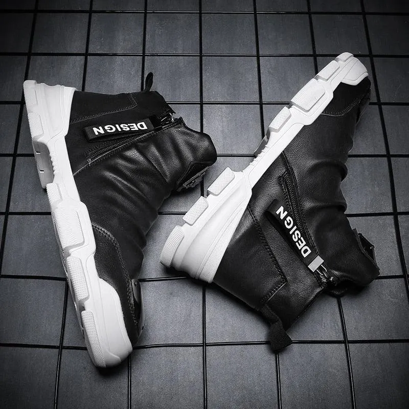 Unisex Vulcanized High Top Sneakers