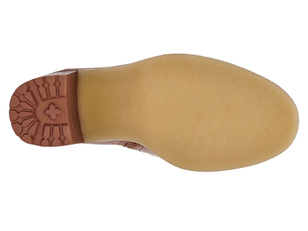 Vince Camuto Gambrel Warm Caramel Pull On Block Heel Fur Lined Over Knee Boot