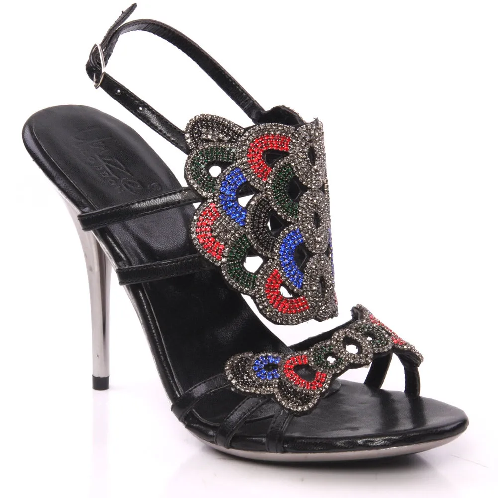 Womens 'Shauna' Stiletto Heel Evening Sandal